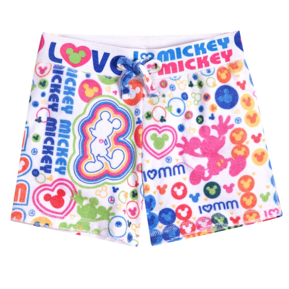 Sublimated I Heart Mickey Mouse Shorts for Girls