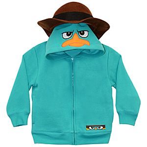 Phineas and Ferb Zip Fleece Agent P Costume Hoodie for Boys