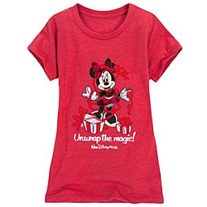 Minnie Mouse Tee for Girls - Walt Disney World - Holiday
