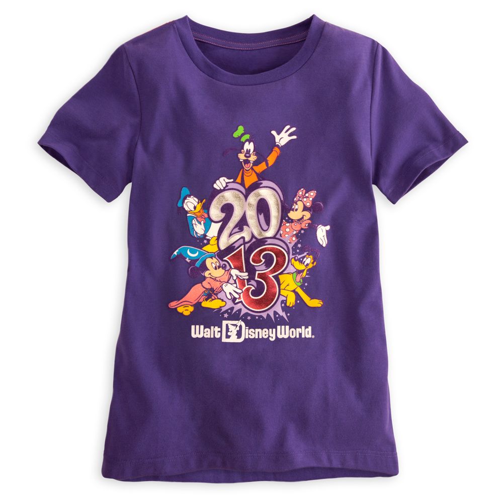 Sorcerer Mickey Mouse Tee for Girls - Walt Disney World 2013