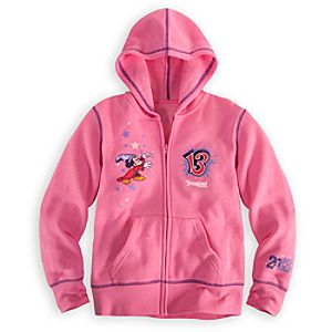 Sorcerer Mickey Mouse Hoodie for Girls - Disneyland 2013