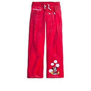 Minnie Mouse Velour Pants for Girls - Walt Disney World
