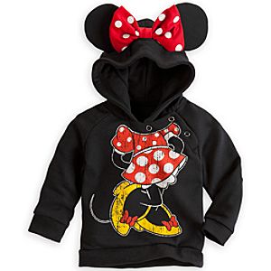 Minnie Mouse Ear Hoodie for Baby