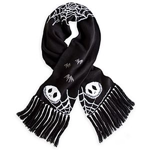 Jack Skellington Knit Scarf for Adults