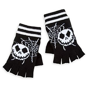 Jack Skellington Knit Gloves for Adults