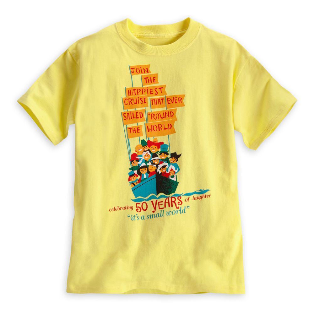 ''it's a small world'' Attraction Poster Tee for Kids - 50th Anniversary - Limited Availability