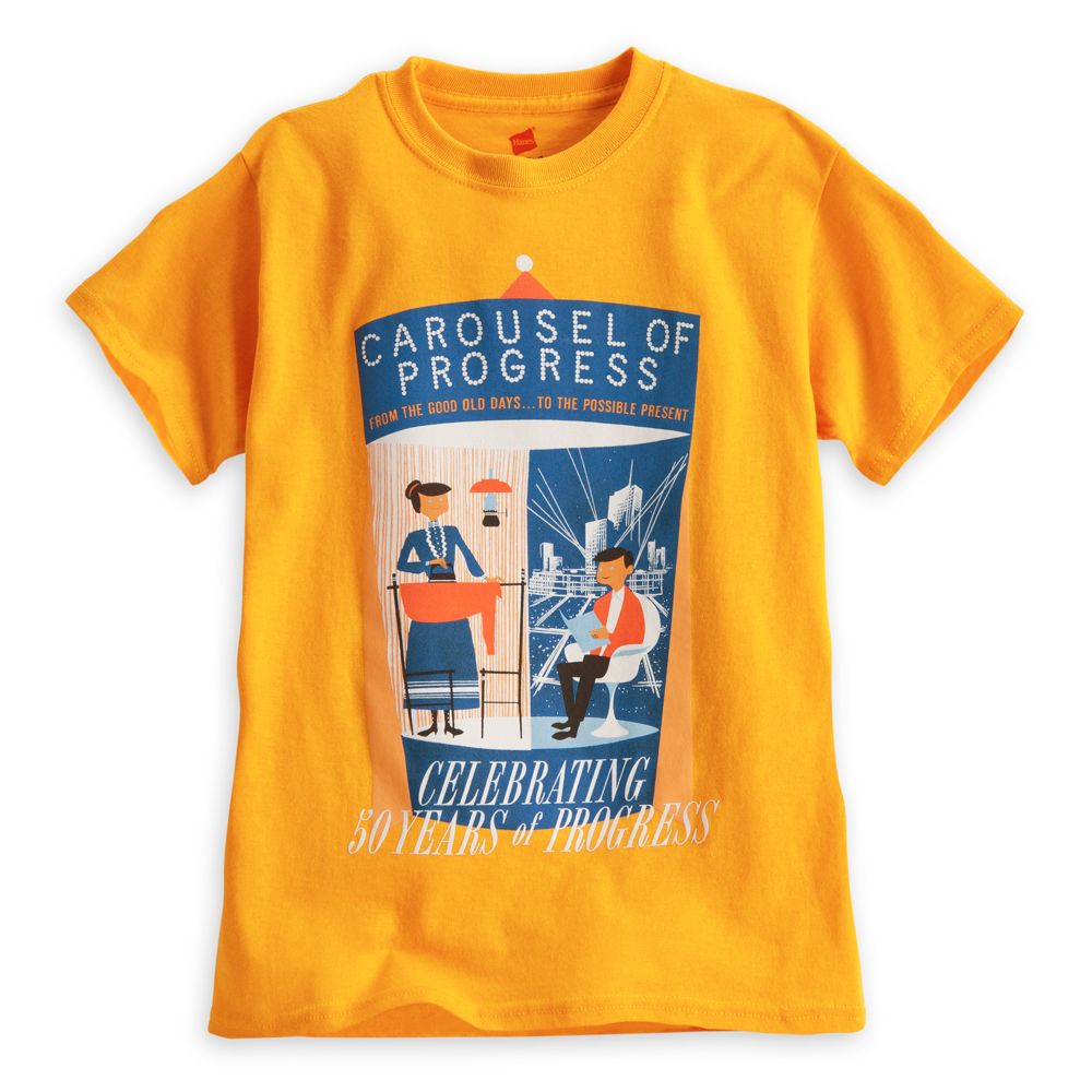 Carousel of Progress Attraction Poster Tee for Kids - 50th Anniversary - Limited Availability