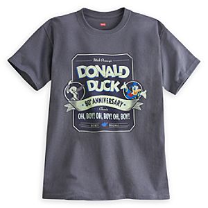 Donald Duck Tee for Kids - 80th Anniversary - Limited Availability