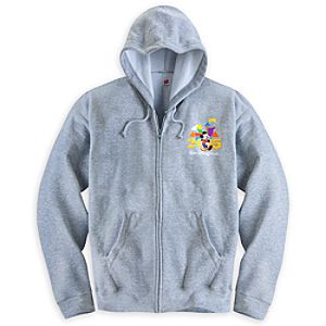 Mickey Mouse and Friends Zip Hoodie for Adults - Walt Disney World 2015