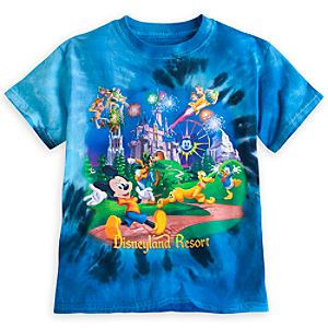 Mickey Mouse and Friends Storybook Tie-Dye Tee for Boys - Disneyland