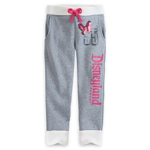 Minnie Mouse Silver Sweatpants for Girls - Disneyland