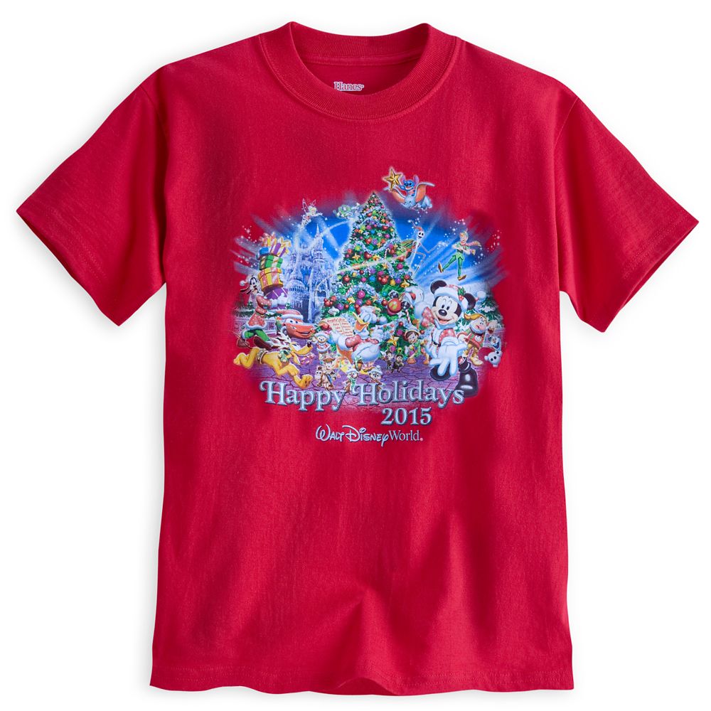 Santa Mickey Mouse and Friends Holiday 2015 Tee for Kids - Walt Disney World