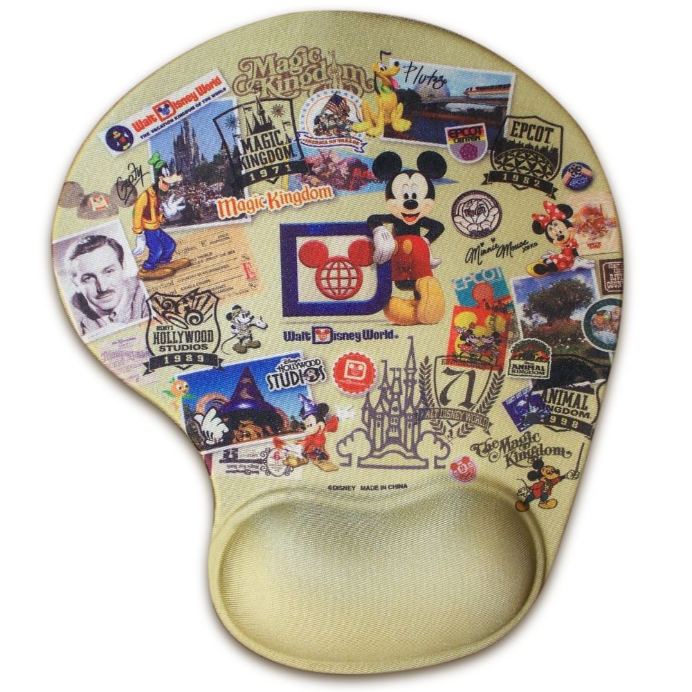 Walt Disney World Mousepad with Wrist Rest