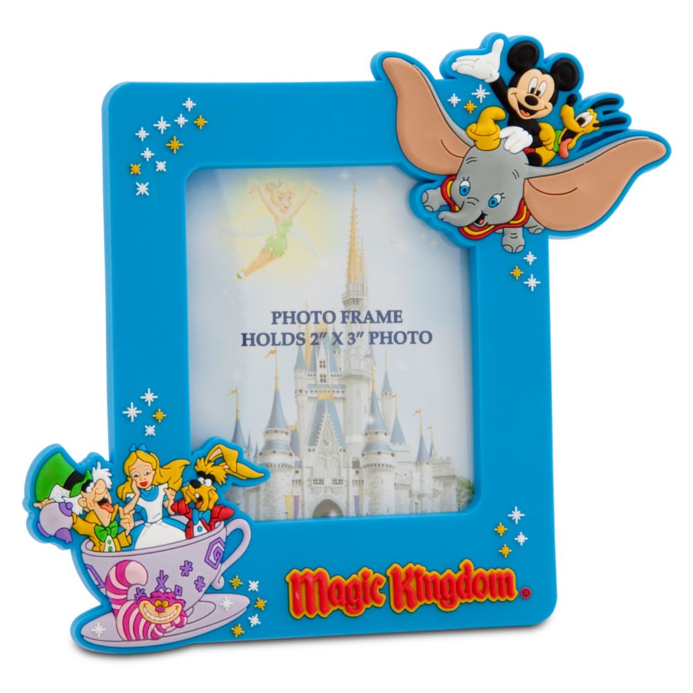 Disney Storybook Attractions Magic Kingdom Magnet Photo Frame -- 2 x 3