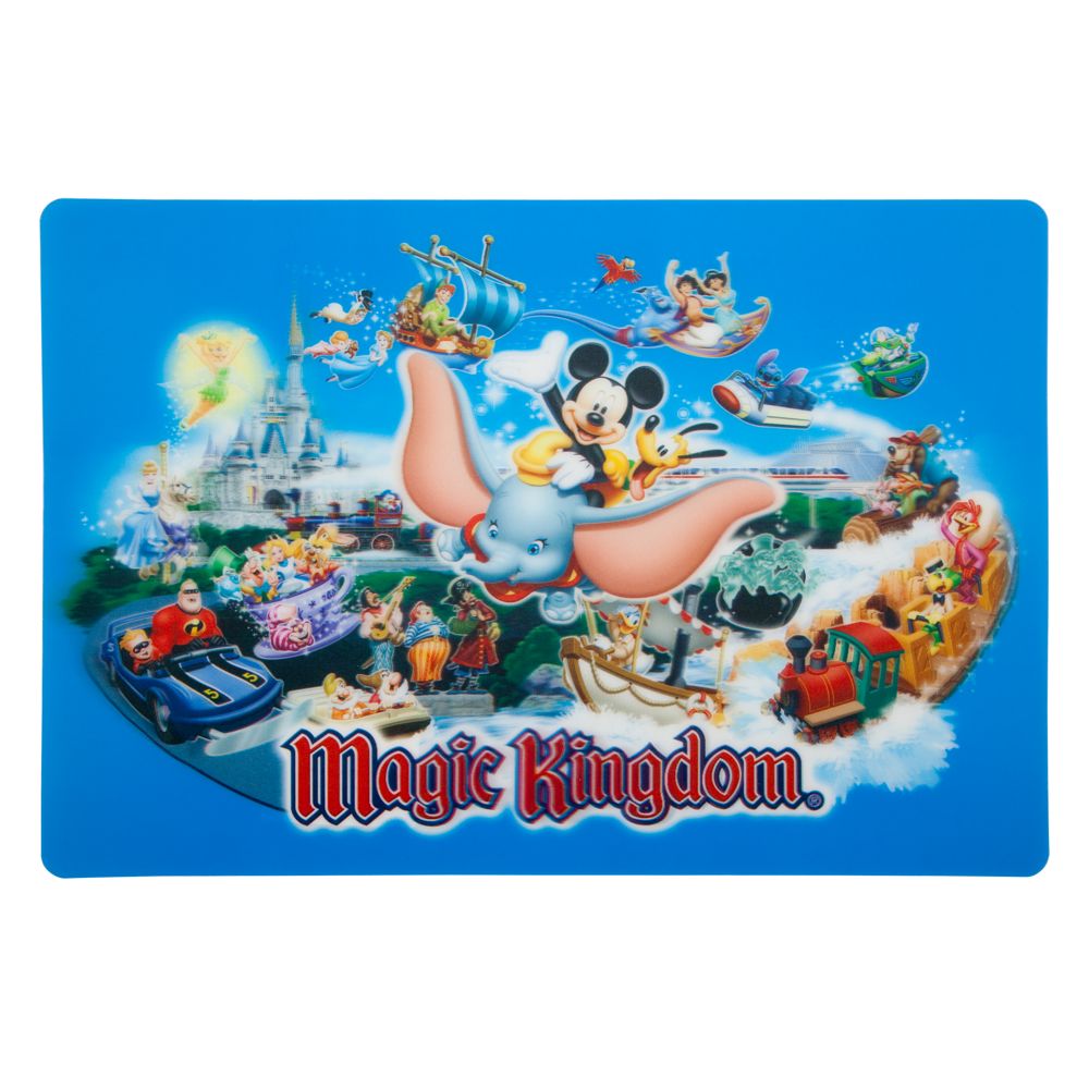Disney Storybook Attractions Lenticular Magic Kingdom Placemat
