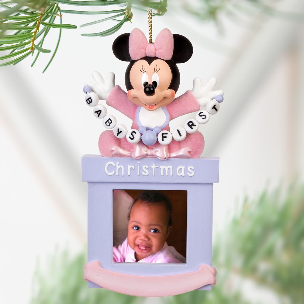 Baby Minnie Mouse Photo Frame Ornament -- 1 1/2 x 1 1/2