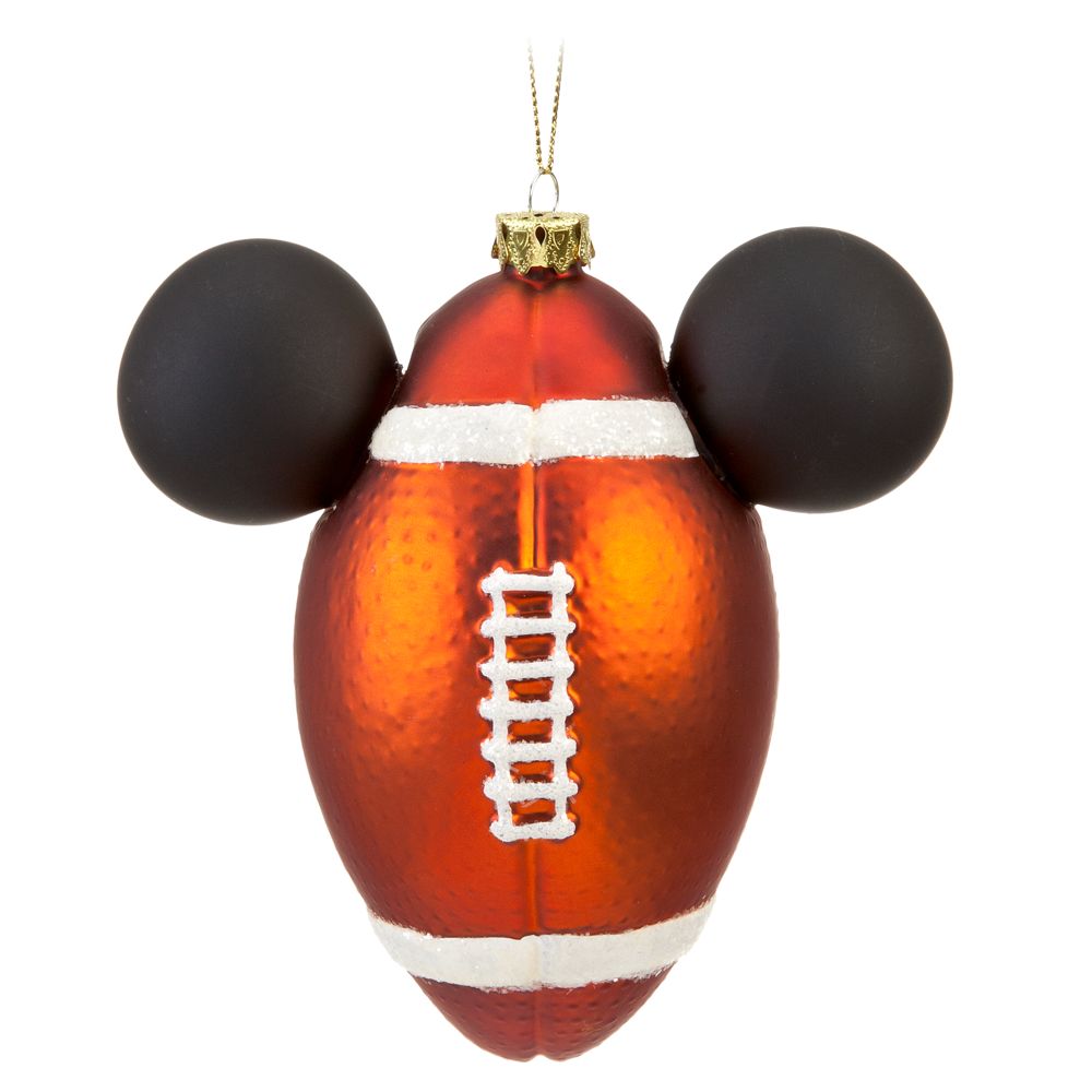 Football Icon Mickey Mouse Ornament