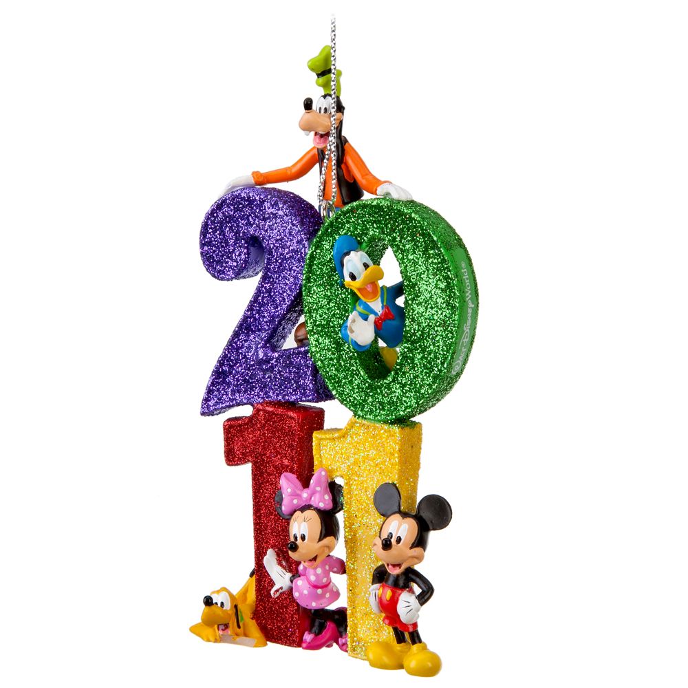Walt Disney World 2011 Logo Mickey Mouse and Friends Ornament