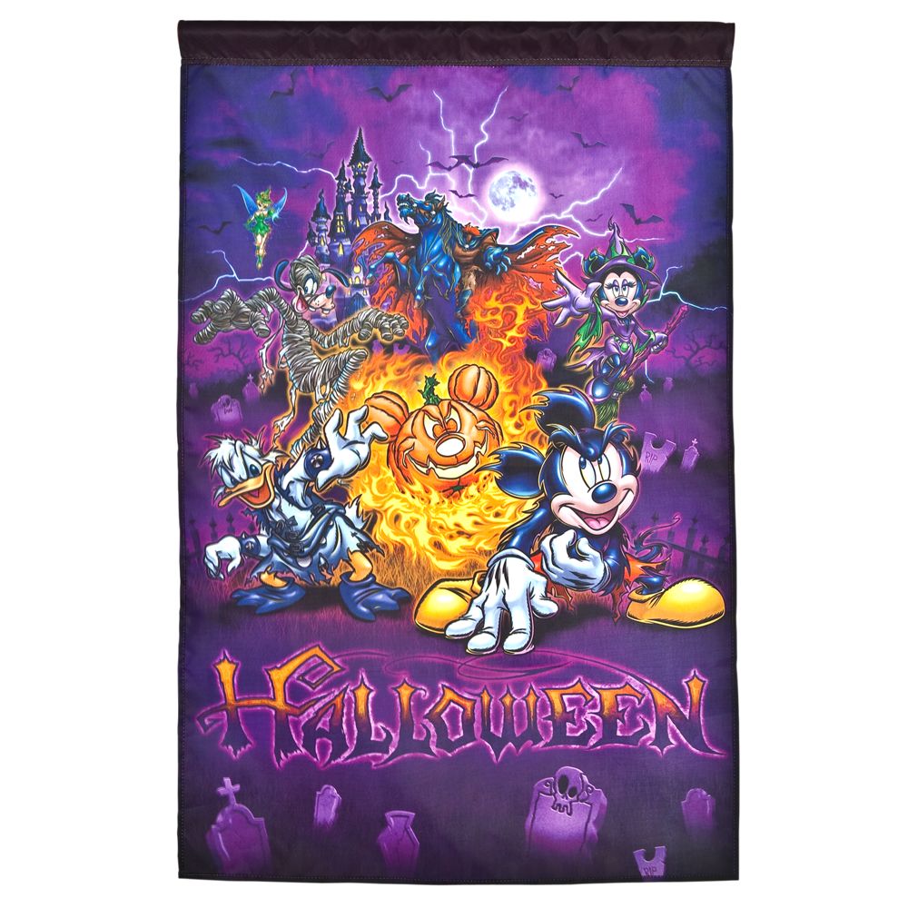 Disney Parks Halloween Yard Flag