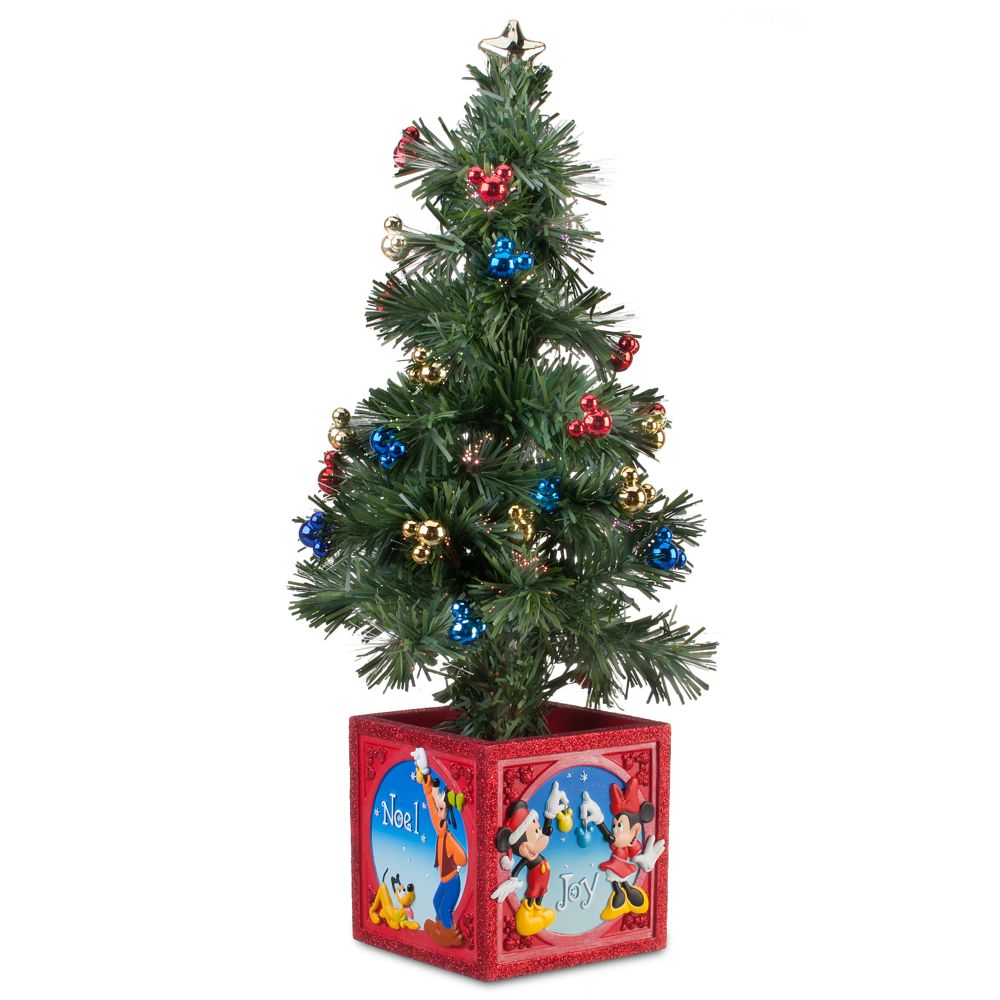 Light-Up Tabletop Mickey Mouse Holiday Tree