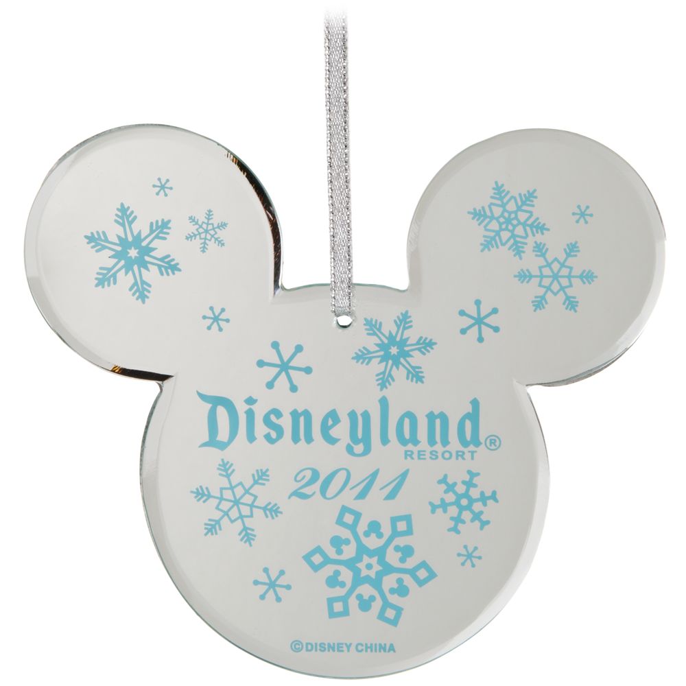 Disneyland 2011 Mirrored Icon Mickey Mouse Ornament