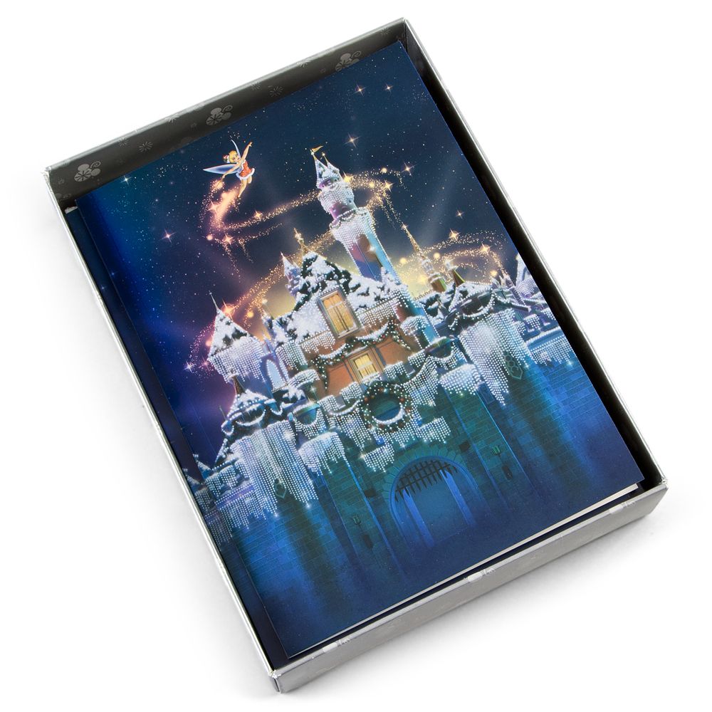 Holiday Sleeping Beauty Castle Disneyland Greeting Cards