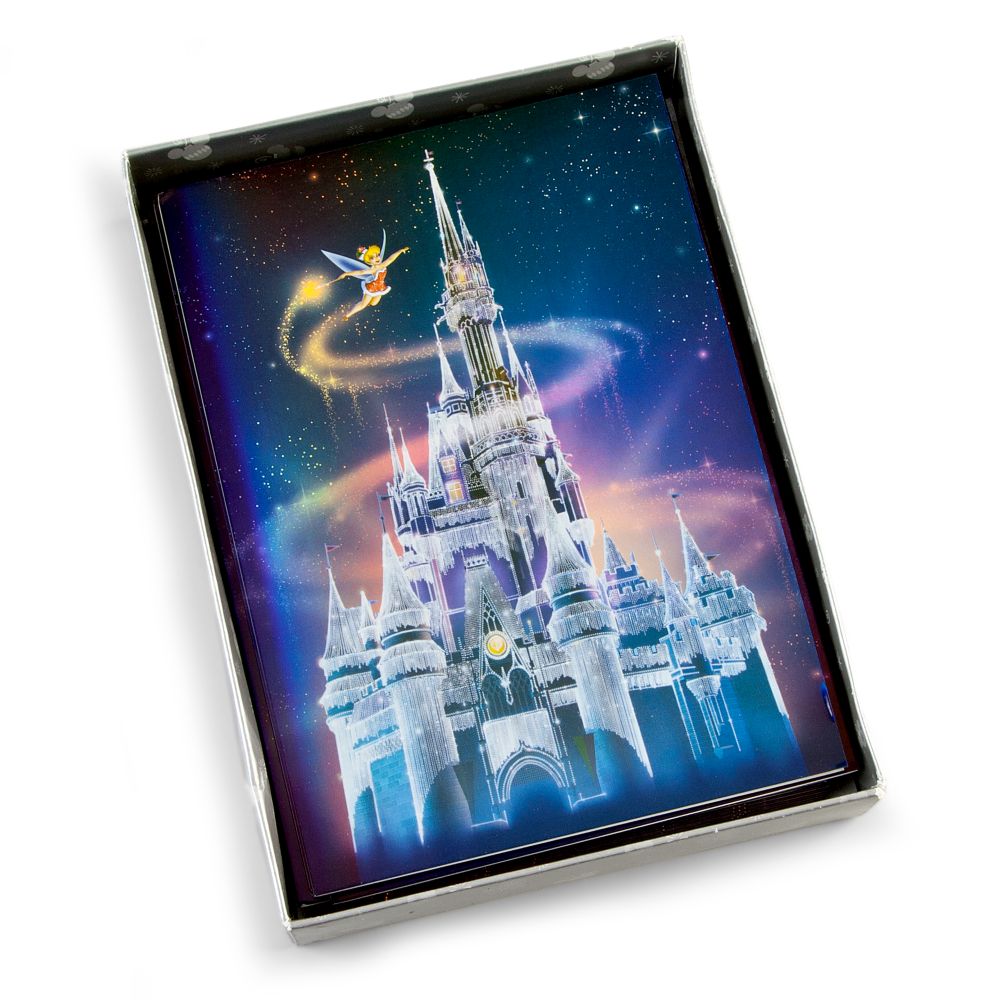 Holiday Cinderella Castle Walt Disney World Greeting Cards