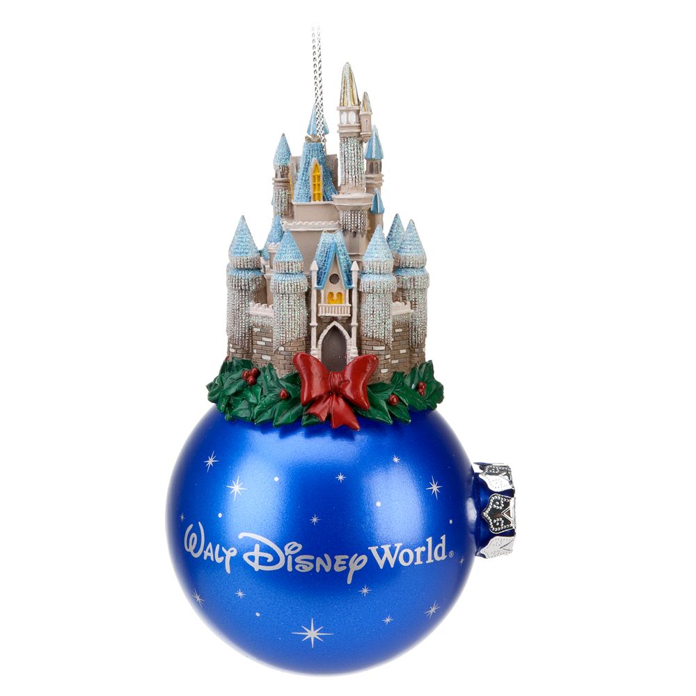 Glitter Walt Disney World Cinderella Castle Ornament