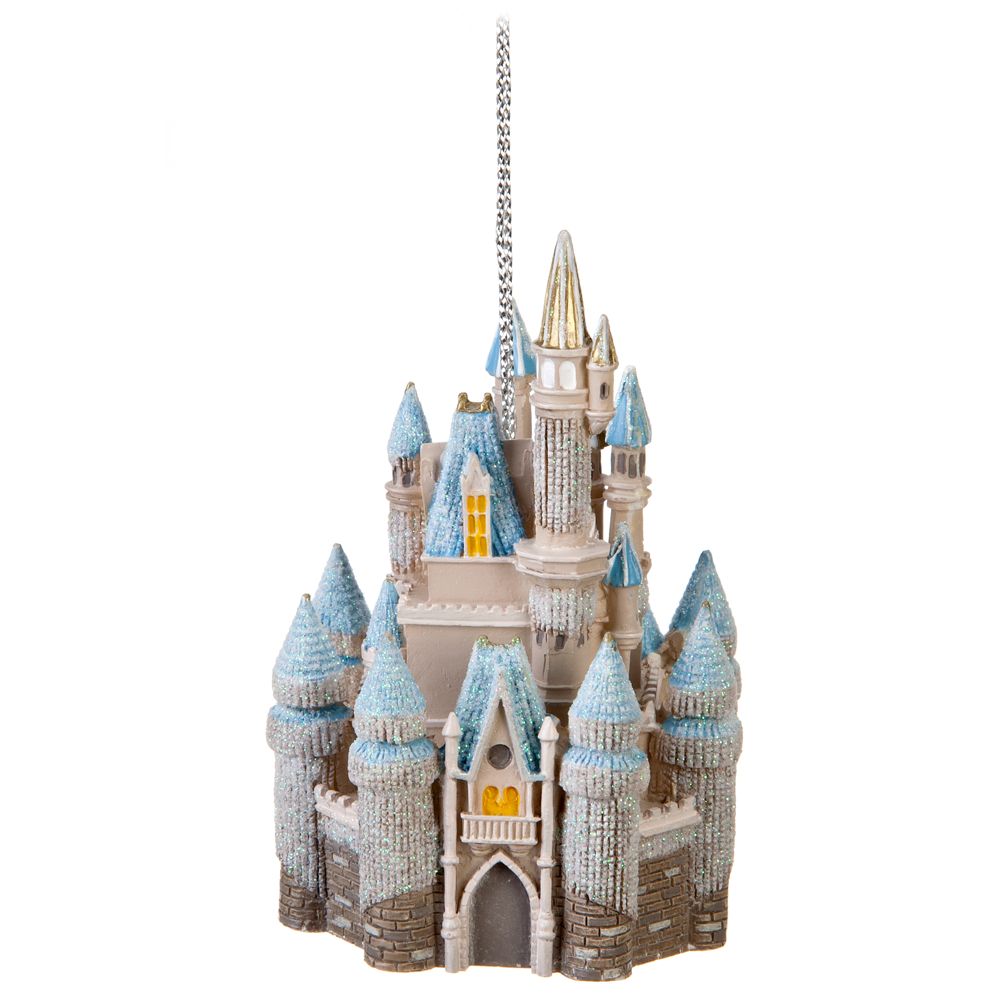 Glitter Walt Disney World Miniature Cinderella Castle Ornament