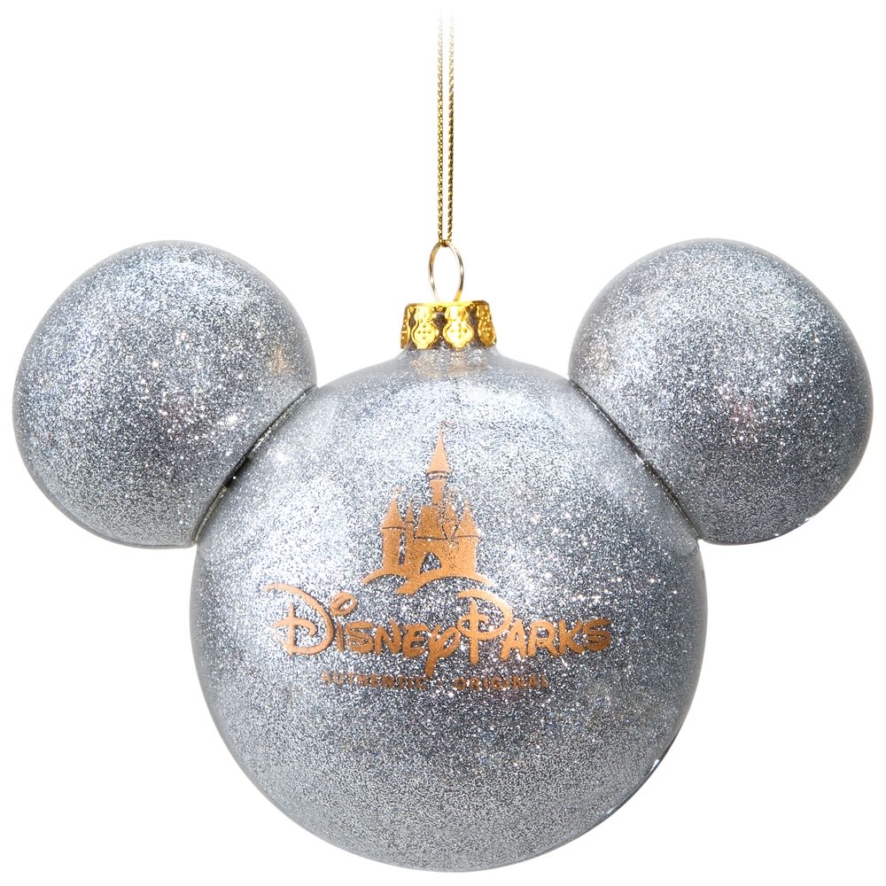 Icon Mickey Mouse Ornament -- Silver