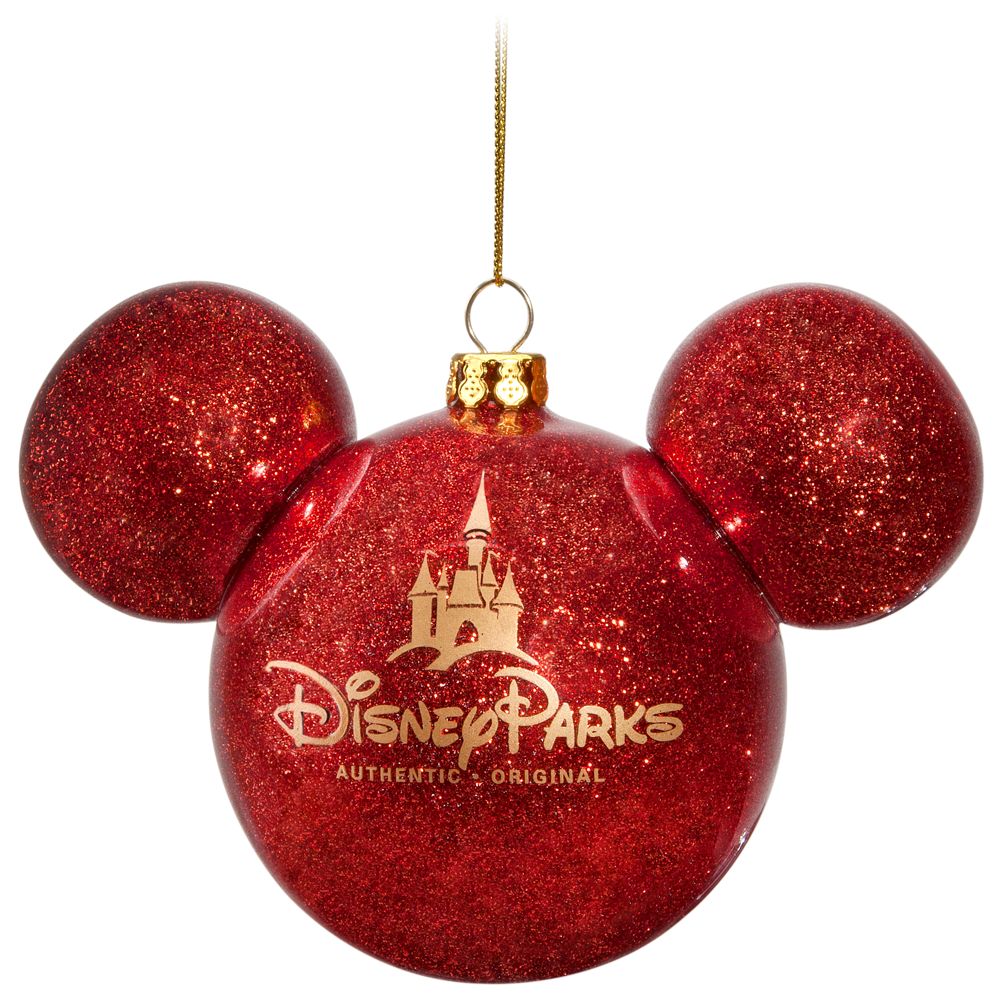 Icon Mickey Mouse Ornament -- Red