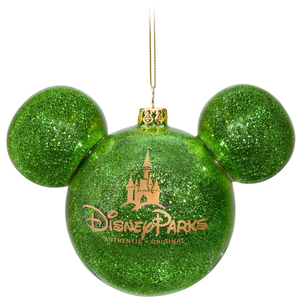 Icon Mickey Mouse Ornament -- Green