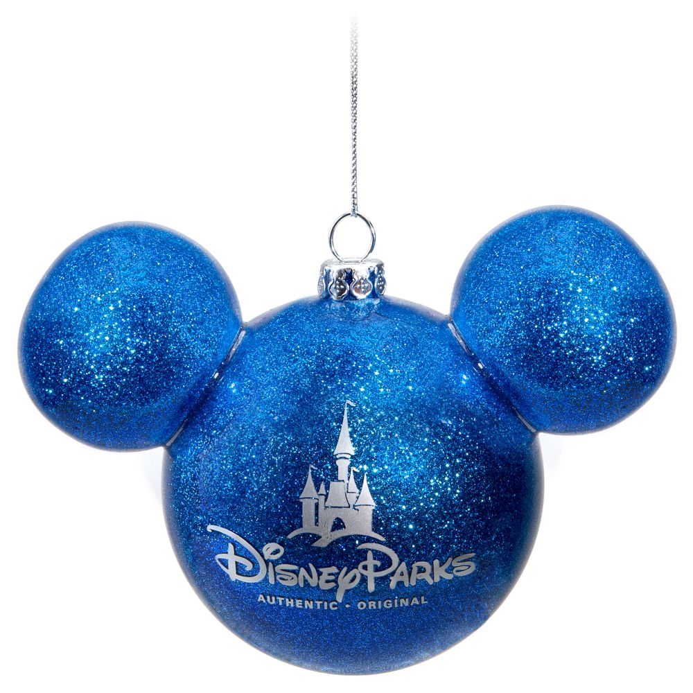 Icon Mickey Mouse Ornament -- Blue