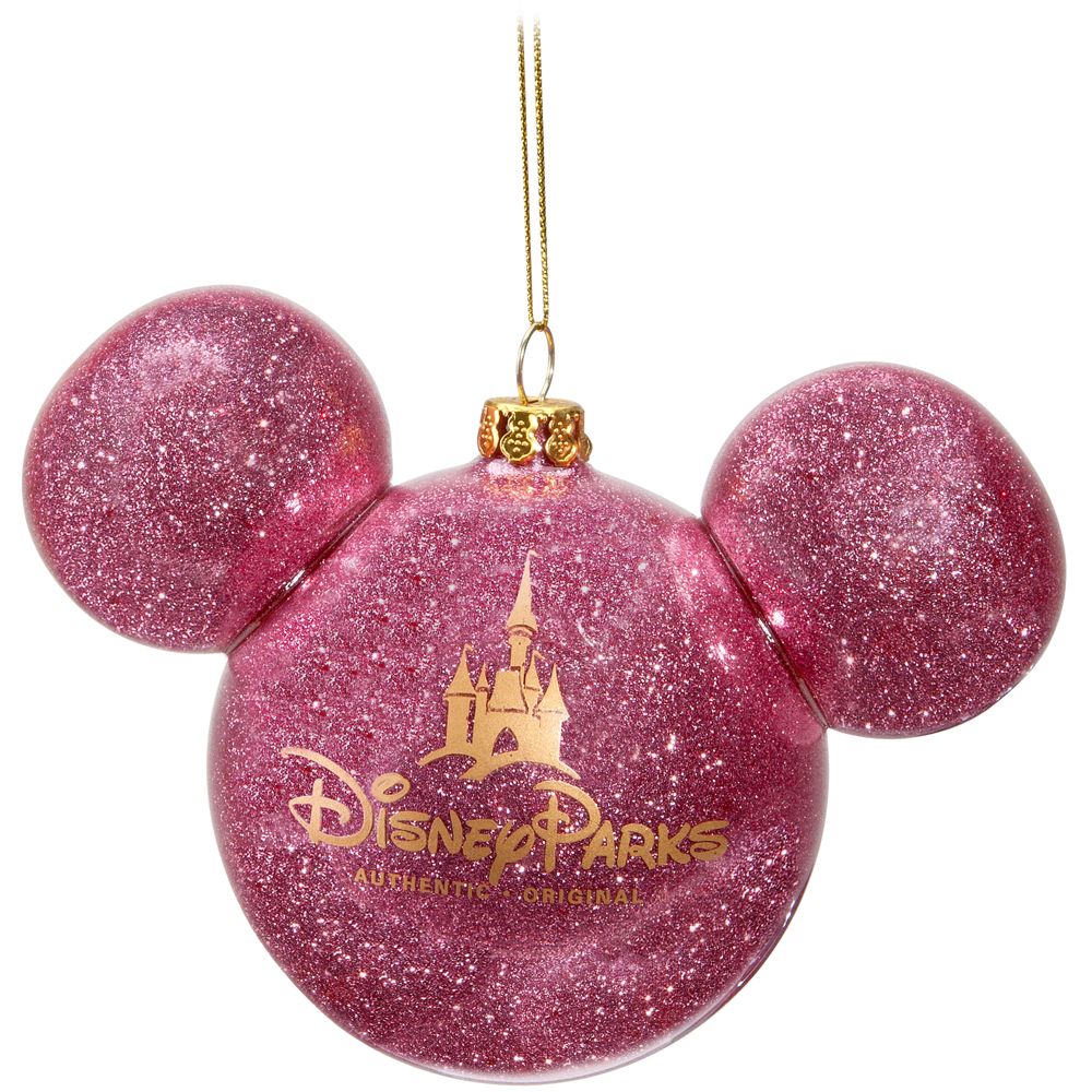 Icon Mickey Mouse Ornament -- Pink