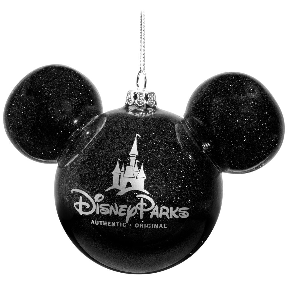 Icon Mickey Mouse Ornament -- Black