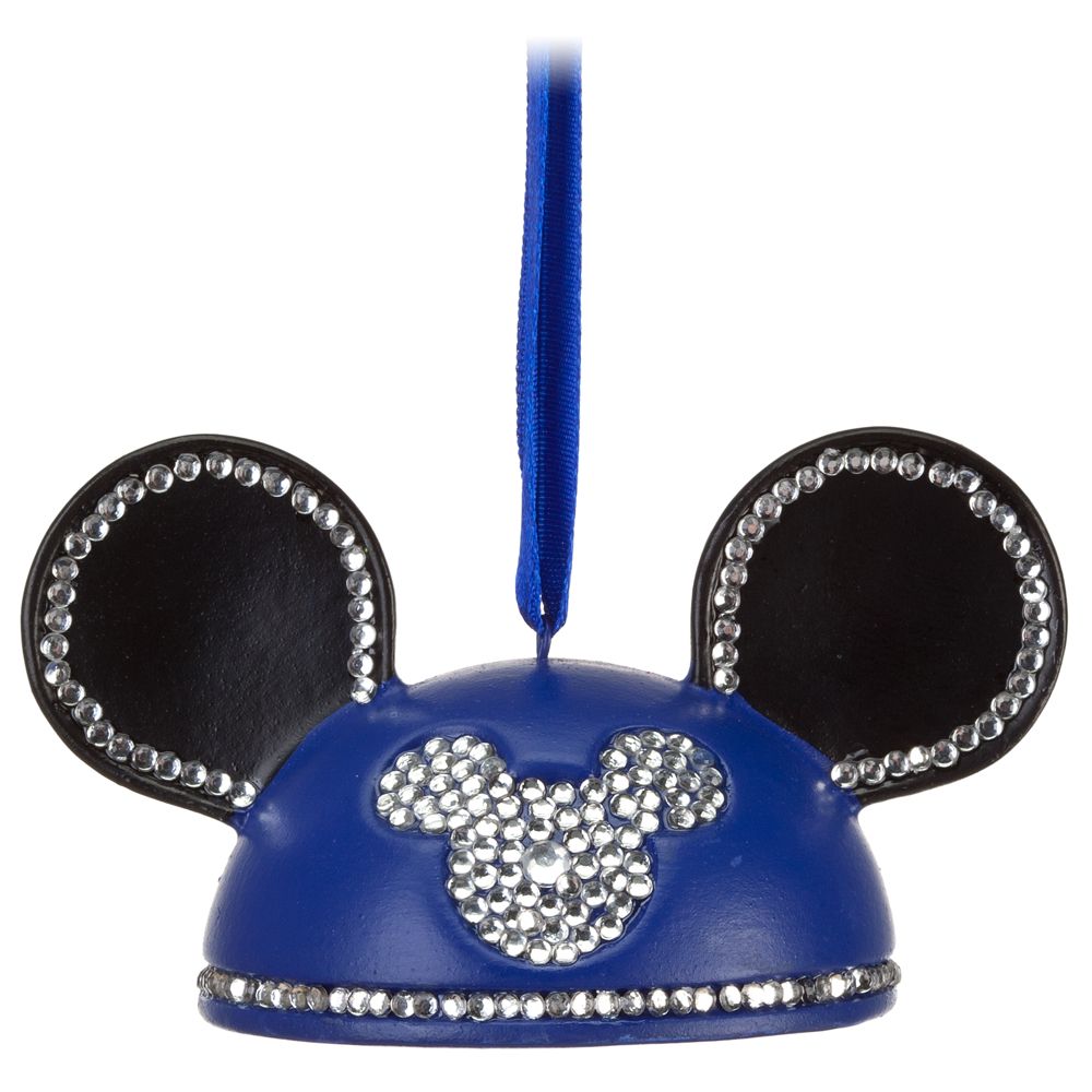 Crystal Mickey Mouse Icon Ear Hat Ornament