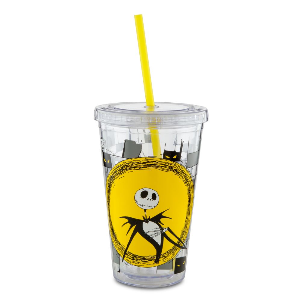 Nightmare Before Christmas Tumbler with Straw