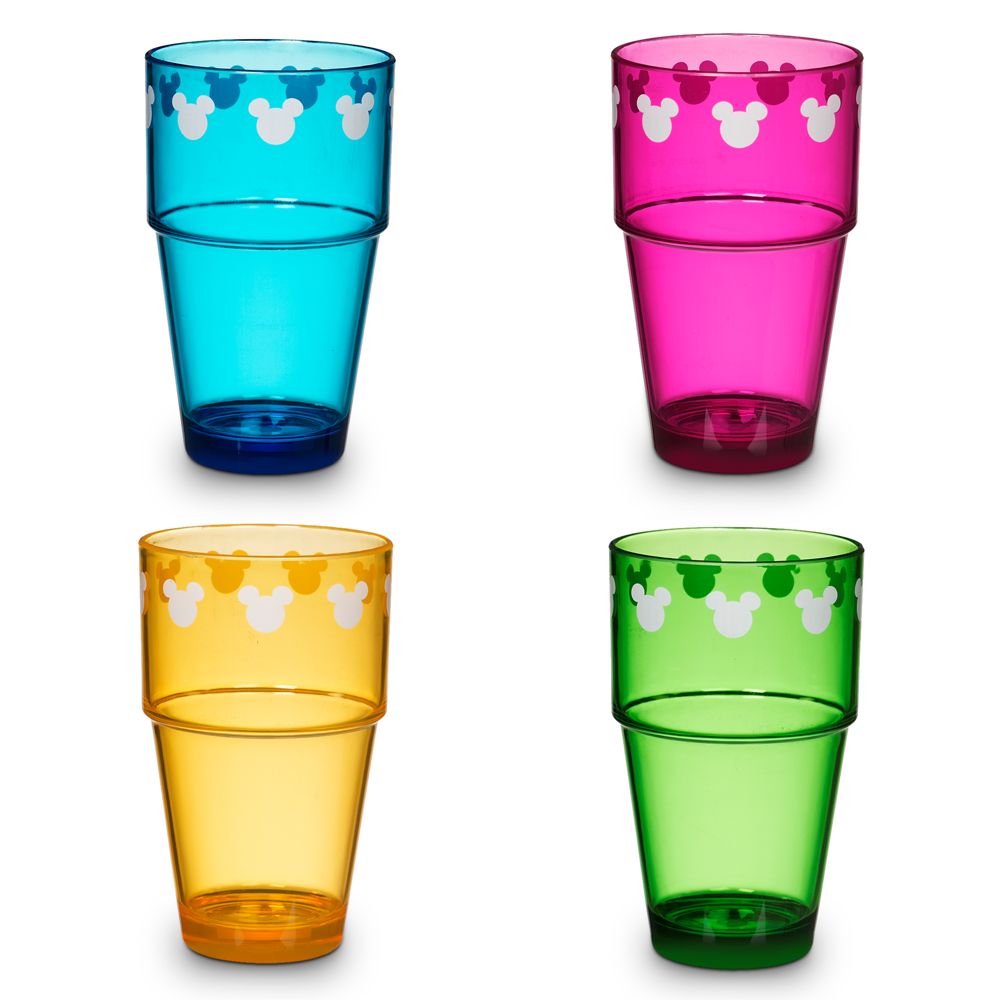 Color Fusion Mickey Mouse Tumbler Set -- 4-Pc.