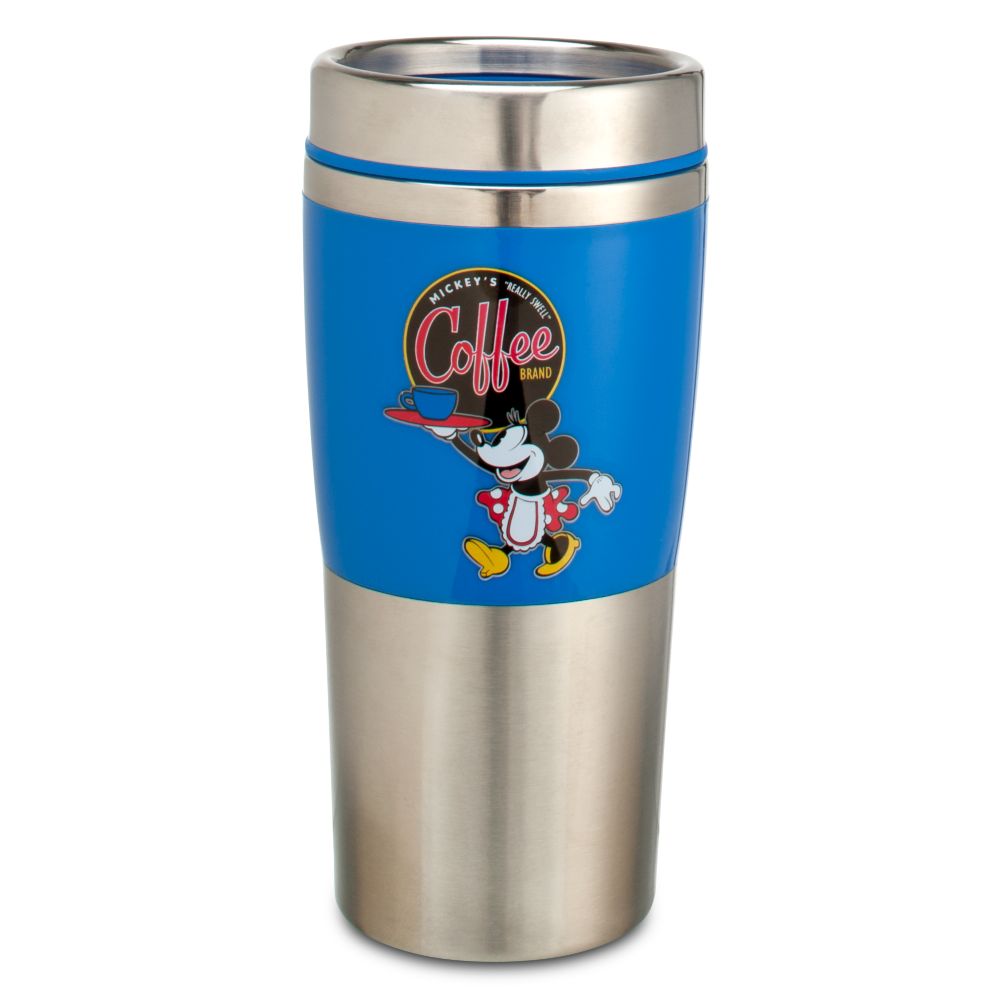 Blue Minnie Mouse Coffee Tumbler
