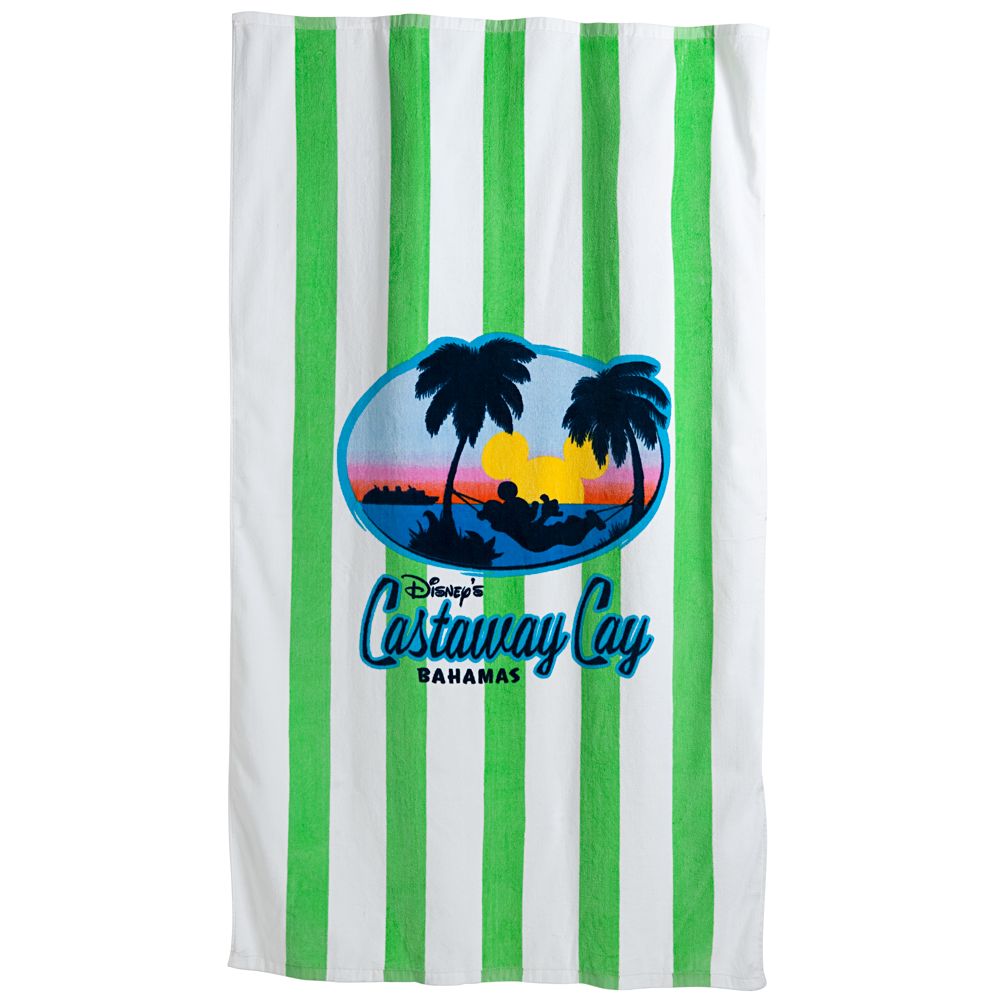 Disney Cruise Line Castaway Cay Mickey Mouse Beach Towel