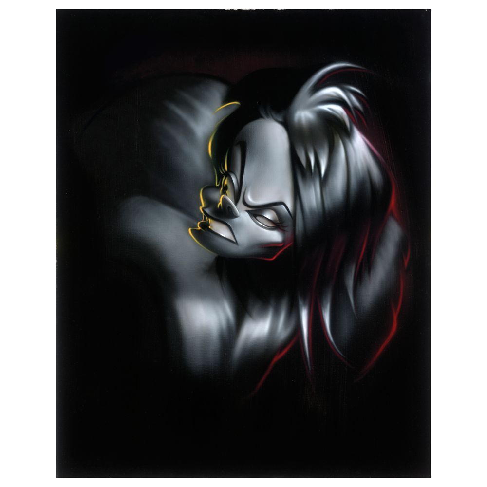 Limited Edition Vault 28 Villains Cruella De Vil Giclée by Noah