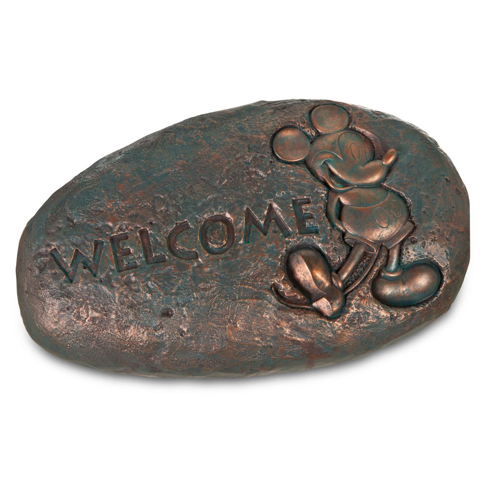 Garden Mickey Mouse Welcome Rock