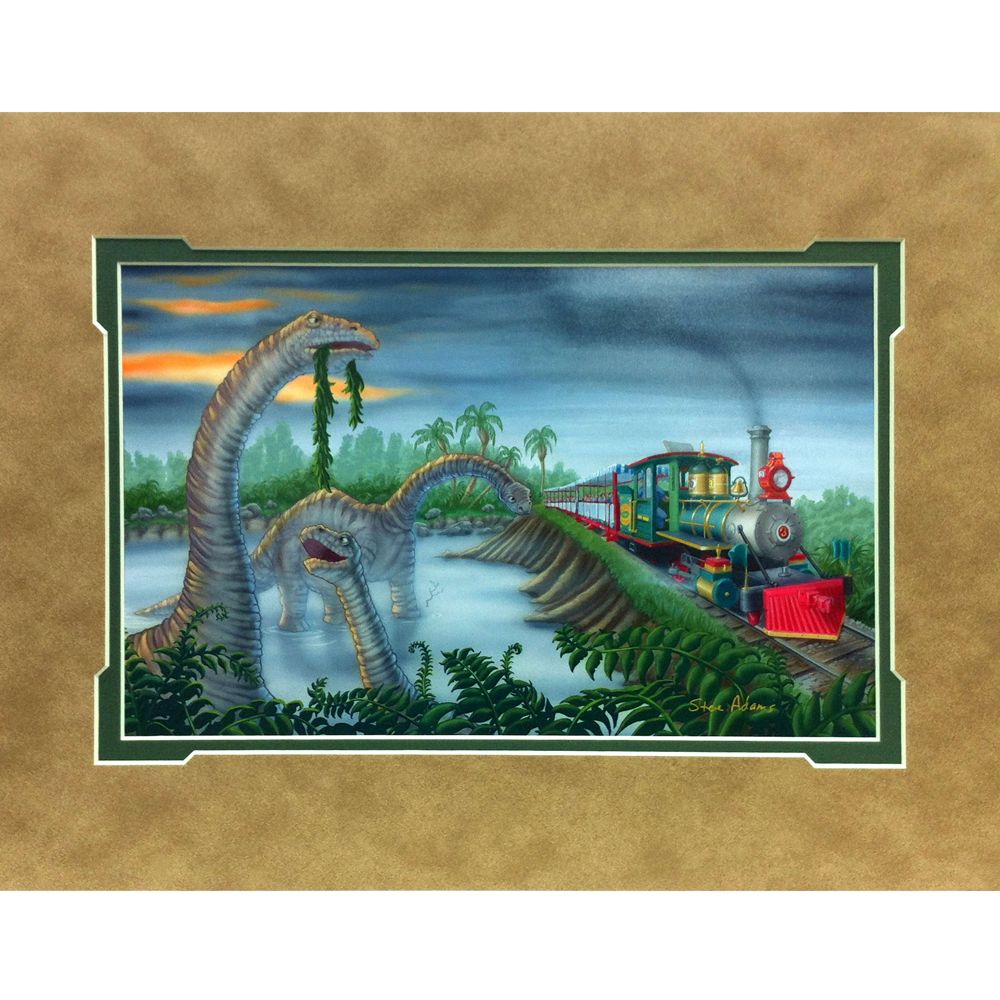 Primeval World Deluxe Print by Steve Adams