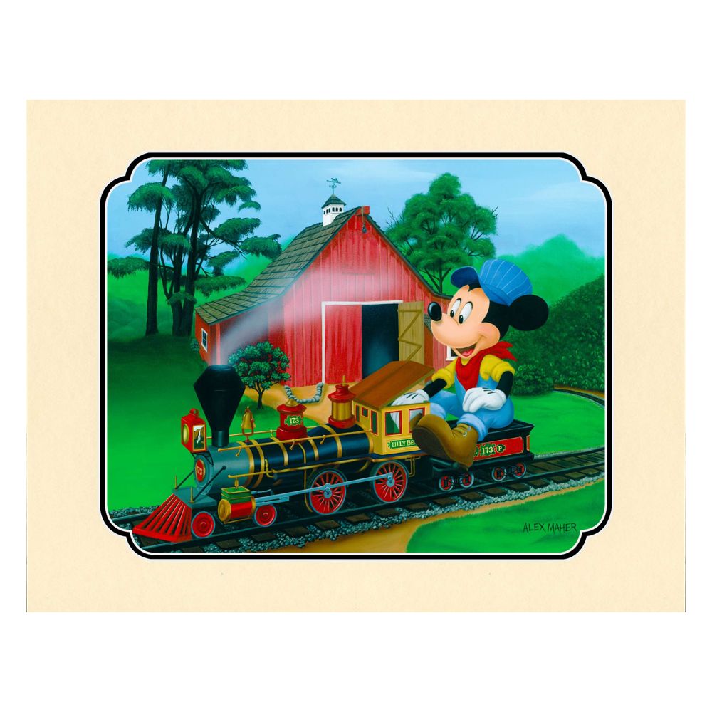 Walts Miniature Backyard Deluxe Print on Paper