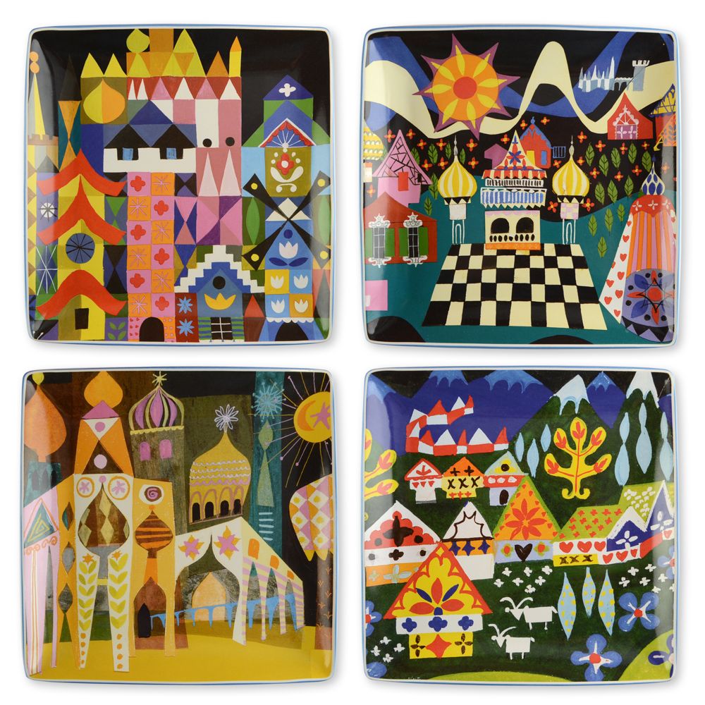 its a small world Plate Set -- 4-Pc.