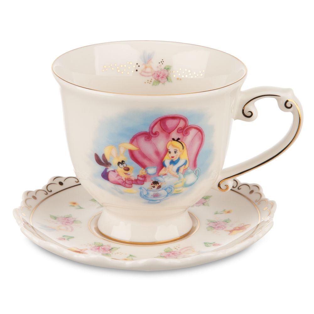 Alice in Wonderland Teacup and Saucer Set