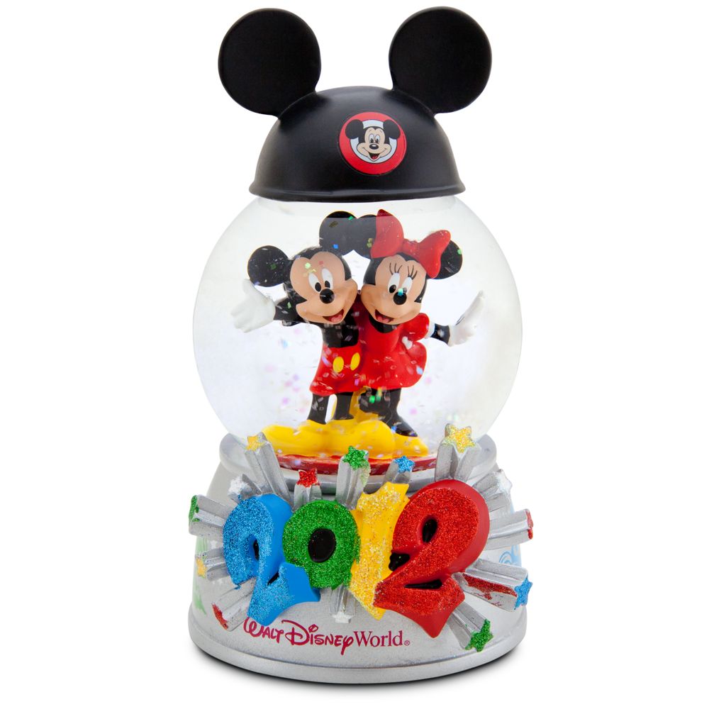 2012 Minnie Mouse and Mickey Mouse Walt Disney World Snowglobe