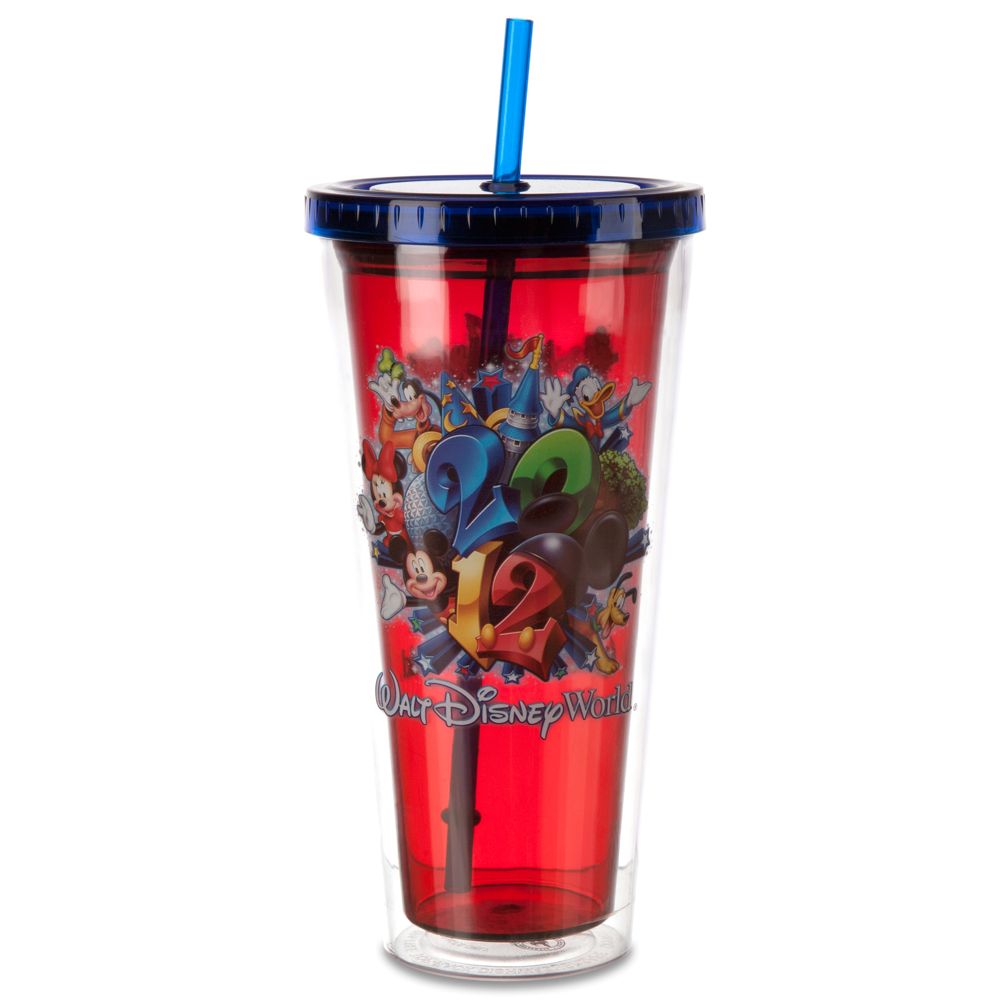 Thermal 2012 Walt Disney World Resort Tumbler with Straw