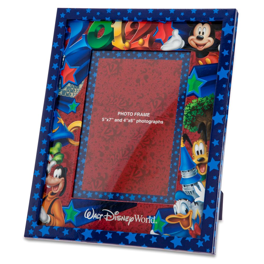 Adjustable 2012 Walt Disney World Mickey Mouse Photo Frame -- 5 x 7 or 4 x 6