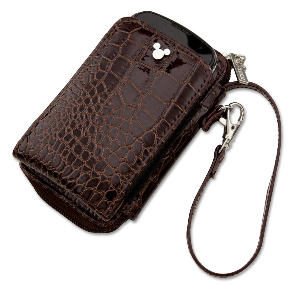 Crocodile Mickey Mouse Smartphone Case and Purse -- Brown